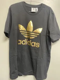 カローラ様　adidas 黒　Tシャツ　半袖 ゴールドロゴ　M