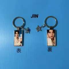 BTS JIN 両面メタルキーリング'FRED'