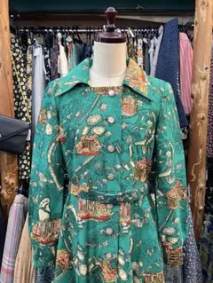 昭和レトロ ロングワンピース