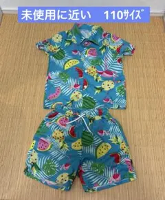 アロハシャツ　セットアップ　ミントグリーン