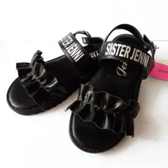 SISTER ♡ JENNI レザーフリルサンダル 23.0 cmのサムネイル