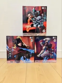 【新品未開封】XrossLink鬼滅の刃　冨岡義勇 猗窩座 竈門炭治郎　3体