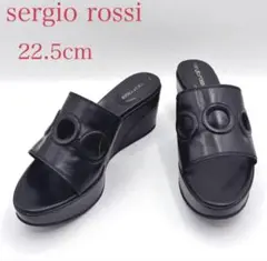 【美品】sergio rossi セルジオロッシ サンダル35.5 ブラックのサムネイル