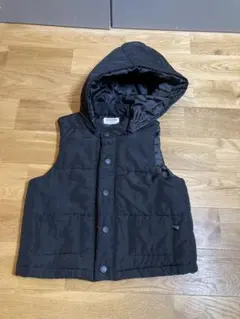 中綿ベスト　ダウンベスト　ブラック　100 マリクレール