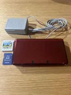 Nintendo 3DS 本体 とびだせどうぶつの森 充電ケーブルセット