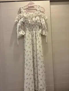 レトロガール　花柄　ワンピース