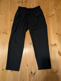 green label relaxingオルマイイージーパンツ黒グリーンレーベル