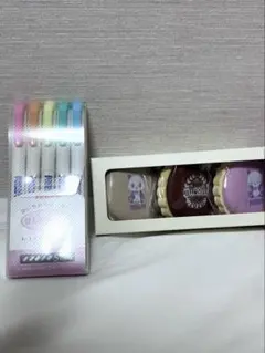 ☆ZEBRA マイルドライナー&ふせん ニコラ×パナップ コラボセット☆のサムネイル