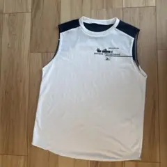 Mizuno 陸上競技用 ノースリーブシャツ ホワイト