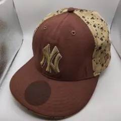 ◆3140 NEWERA　ニューヨークヤンキース　ブラウン　キャップ