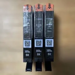 純正　キャノン　Canon BCI-351XL BK インクタンク 3本セット