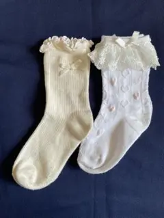 女の子 フォーマル ソックス 2足 セット