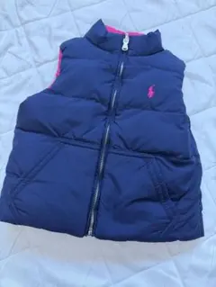 美品　ポロラルフローレン　女の子　男の子　キッズ　アウター　ベスト　中綿ベスト