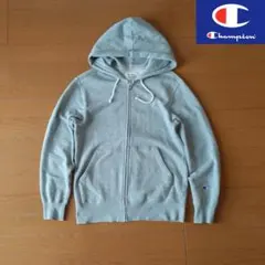 Champion グレー フルジップフーディ