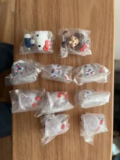 モンチッチ×ハローキティ めじるしアクセサリー　10個