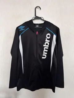 umbro フード付きジャージ ブラック