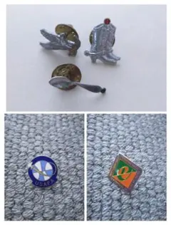 ピンバッジ　セット　アンティーク　レトロ　匿名配送