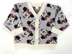 ミニーマウス ニットカーディガン　100cm