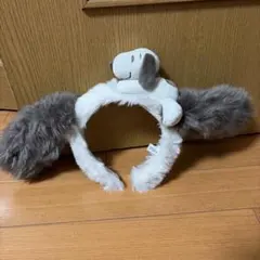 スヌーピー ユニバ カチューシャ スヌーピー ぬいぐるみカチューシャ