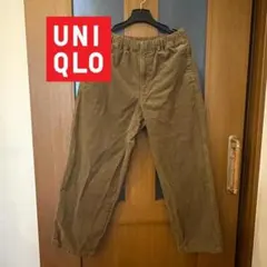 UNIQLOユニクロ コーデュロイユーティリティパンツ M34茶
