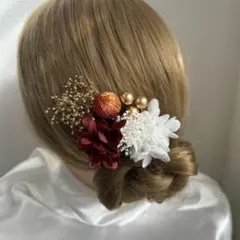 少量ヘッドパーツ　髪飾り　成人式髪飾り　前撮り髪飾り　卒業式髪飾り