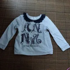 ANNA SUI MINI グレー 長袖トレーナー