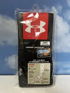 送料込 新品 アンダーアーマー ゴルフ専用高機能5フィンガーソックス 25-27