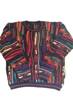 J*ち様 希少✨️90s COTTON TRADERS 3Dニットセーター 2X