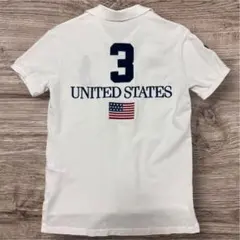 【希少】ラルフローレン ビッグポニー USA 星条旗 ポロシャツ M
