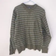 GAP ボーダー クルーネック ニット M