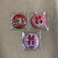 パワーパフガールズ　刺繍缶バッジ　ブロッサム