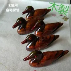 木製鳥型　箸置き　5個セット　未使用自宅保管