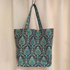 アフリカ布 トート型エコバッグ Sサイズ #1216《オーダーも承ります》