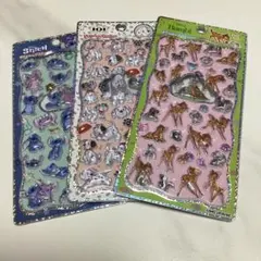 【正規品】プチドロップ ステッカー ディズニー 101 バンビ　スティッチ