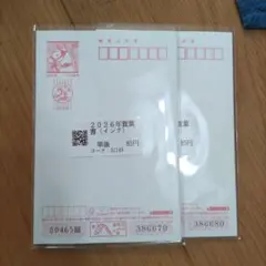 2026年賀はがきインクジェット無地 20枚