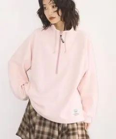 暖かい♡アメリカンホリックDiscus フリースハーフジッププルオーバー　完売品