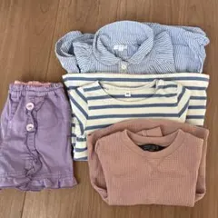 セラフ ブラッククローゼット　ストライプ長袖Ｔシャツ 80サイズ