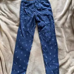 UNIQLO キッズ レギンス 120 ネイビー 花柄