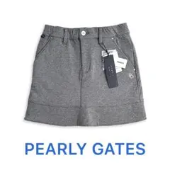 90 パーリーゲイツ ストレッチダンボールスカート グレー サイズ1 M