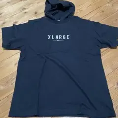 XLARGE フード付き Tシャツ M 黒