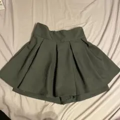 グレー プリーツミニスカート　インパン付き　Fサイズ　INGNI