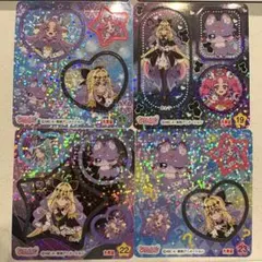 名探偵プリキュア　キュアアルカナ•シャドウ　丸美屋カレー　シール4枚セット