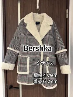 Bershka 千鳥柄 コート 着用回数２回‼️
