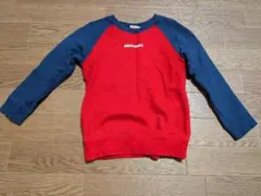 ミキハウス トレーナー 110cm レッド/ネイビー