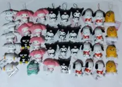 【ラウンドワン限定】サンリオ　むにゃすやマスコット　まとめ売り　39個セット