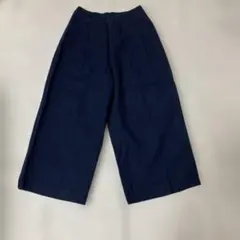 スタジオクリップ・ワイドパンツ・ゆったり『M』濃紺