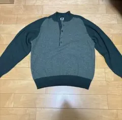 malo 80s～90s　カシミヤハーフボタンニットのサムネイル