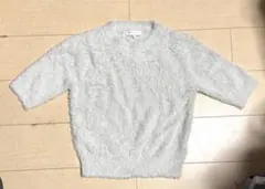 ROPÉ PICNIC シャギー半袖ニット