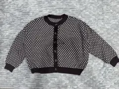 クラシカルエルフ　前後2wayニットカーディガン（ブラウン・L〜XLサイズ）