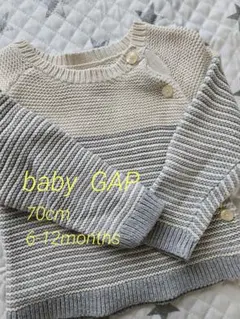 【70cm 】baby GAP ボーダーニット